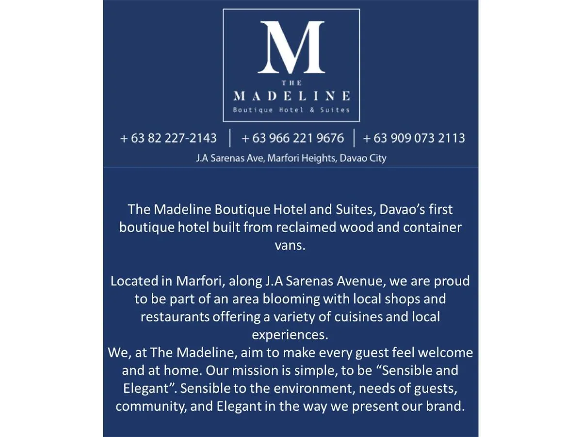 The Madeline Boutique Hotel & Suites Davao